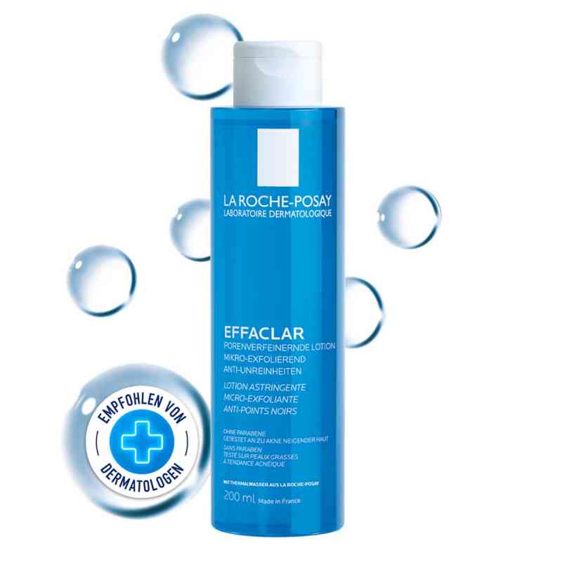 La Roche Posay Effaclar Porenverfeinernde Lotion Reinigung 200 ml von L'Oreal Deutschland GmbH PZN 02330486