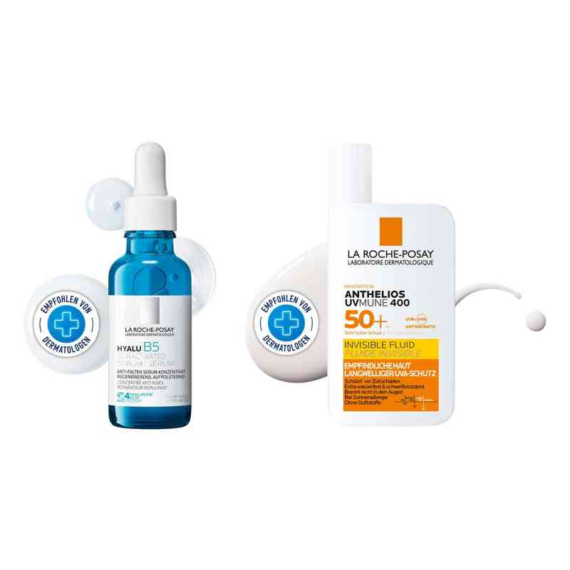 La Roche Posay Hyalu B5 Suractivated Serum + Anthelios Invisible 30+50 ml von L'Oreal Deutschland GmbH PZN 08106438