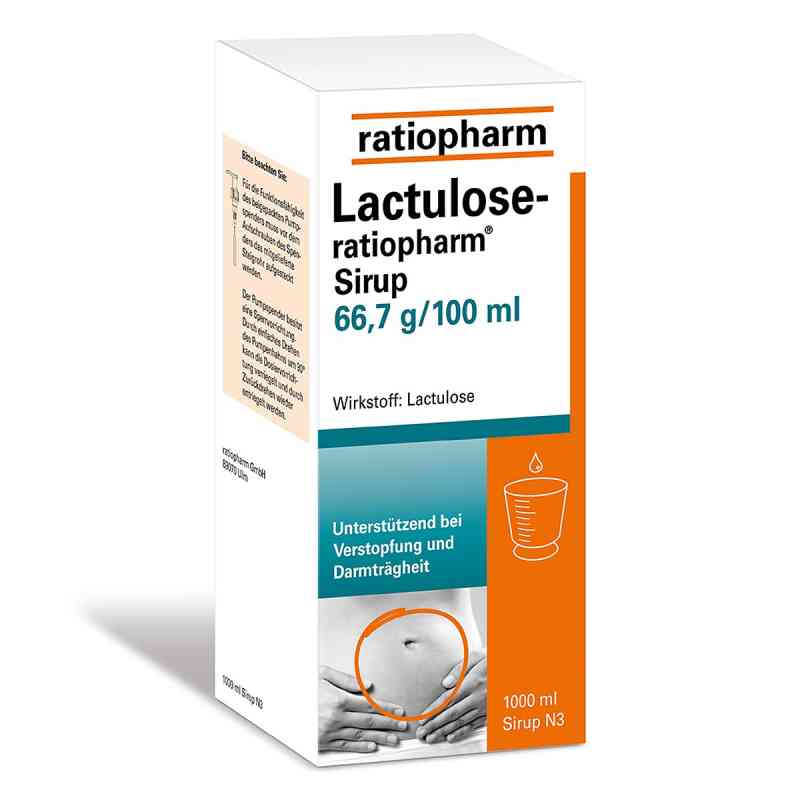 Lactulose-ratiopharm 1000 ml von ratiopharm GmbH PZN 04916871