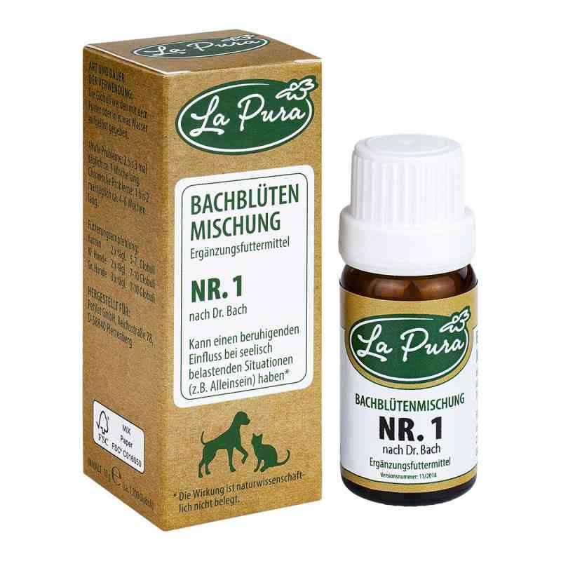 Lapura Bachblütenmischung Nummer 1 Globuli für hunde/katzen 10 g von PetVet GmbH PZN 15210849