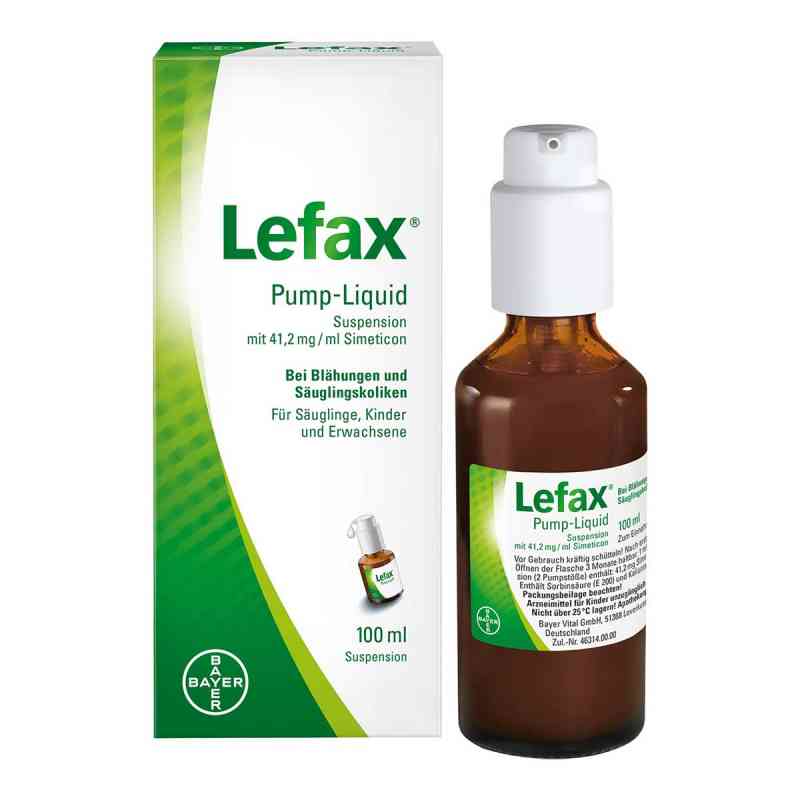 Lefax Pump-Liquid Suspension 100 ml von Bayer Vital GmbH PZN 02563865