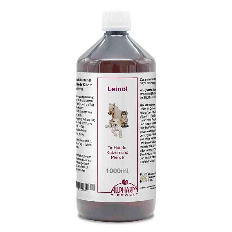 Leinöl Kaltgepresst F.haustiere Und Pferde 1000 ml von ALLPHARM Vertriebs GmbH PZN 17297694
