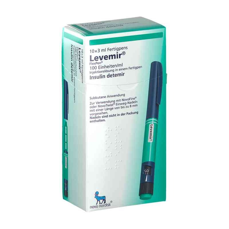Levemir FlexPen 100 Einheiten/ml 10X3 ml von Novo Nordisk Pharma GmbH PZN 03075599