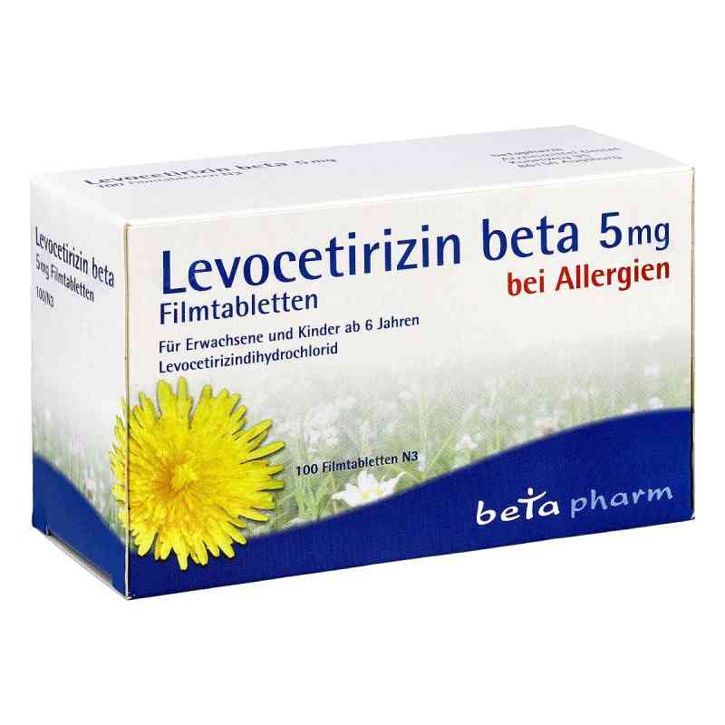 Levocetirizin beta 5 mg Filmtabletten 100 stk von betapharm Arzneimittel GmbH PZN 16006281