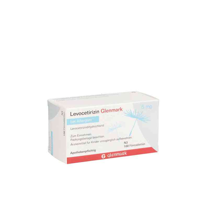 Levocetirizin Glenmark 5mg 100 stk von Glenmark Arzneimittel GmbH PZN 03344450
