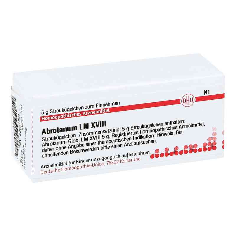 Lm Abrotanum Xviii Globuli 5 g von DHU-Arzneimittel GmbH & Co. KG PZN 02821764