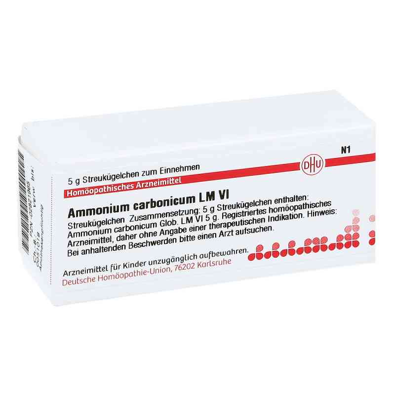 Lm Ammonium Carbonicum Vi Globuli 5 g von DHU-Arzneimittel GmbH & Co. KG PZN 02821965