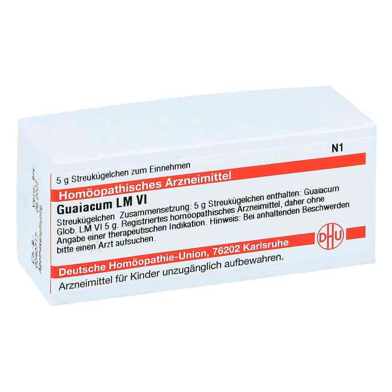Lm Guaiacum Vi Globuli 5 g von DHU-Arzneimittel GmbH & Co. KG PZN 02659306