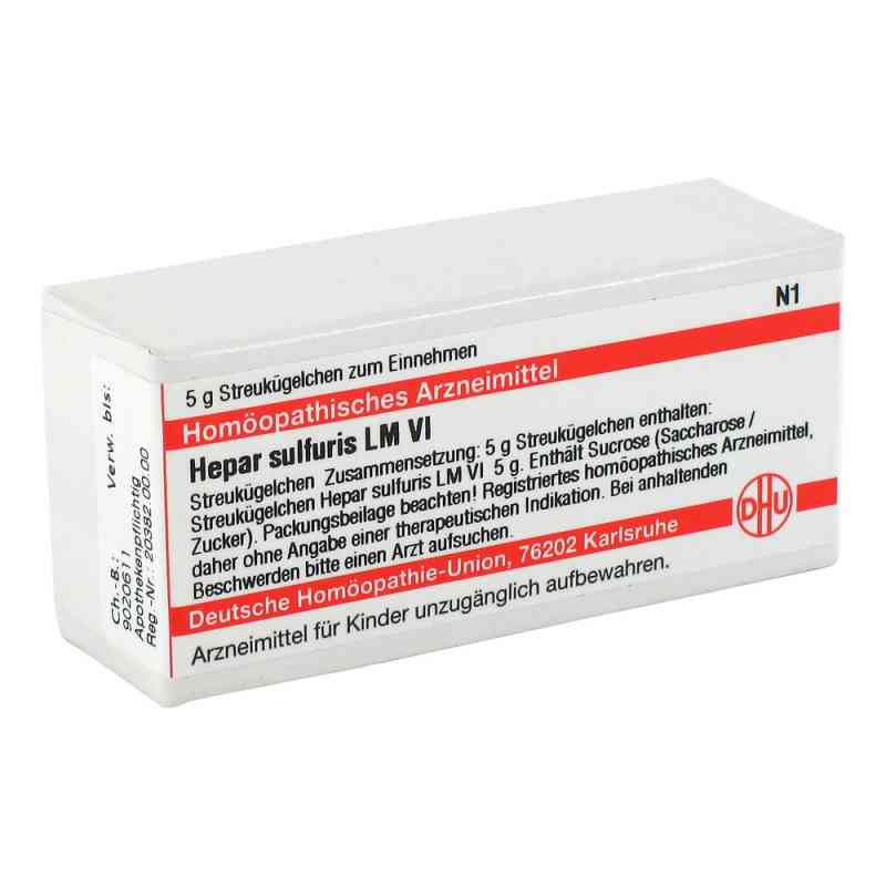 Lm Hepar Sulfuris Vi Globuli 5 g von DHU-Arzneimittel GmbH & Co. KG PZN 02659341