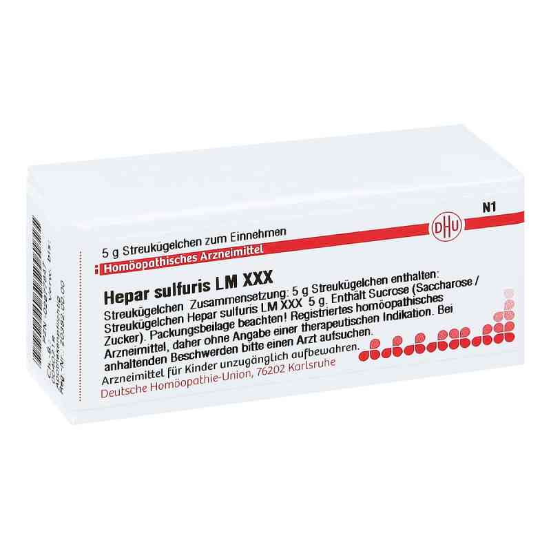 Lm Hepar Sulfuris Xxx Globuli 5 g von DHU-Arzneimittel GmbH & Co. KG PZN 02677847