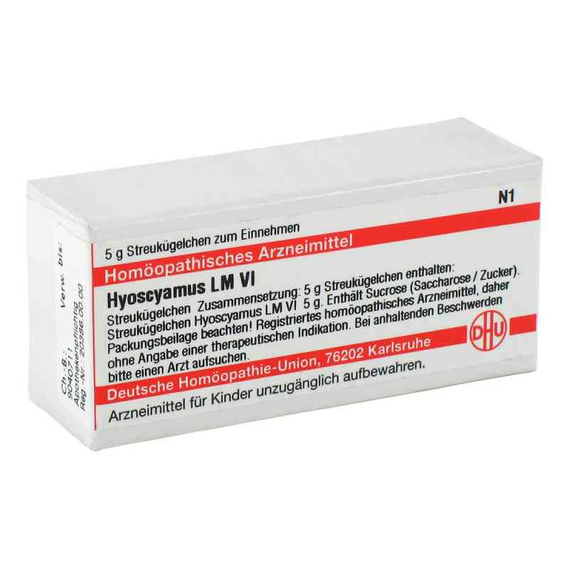 Lm Hyoscyamus Vi Globuli 5 g von DHU-Arzneimittel GmbH & Co. KG PZN 02659387