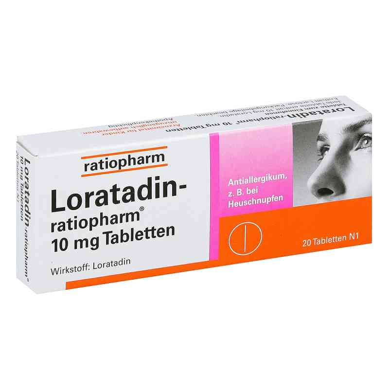 Loratadin-ratiopharm 10mg 20 stk von ratiopharm GmbH PZN 00142740