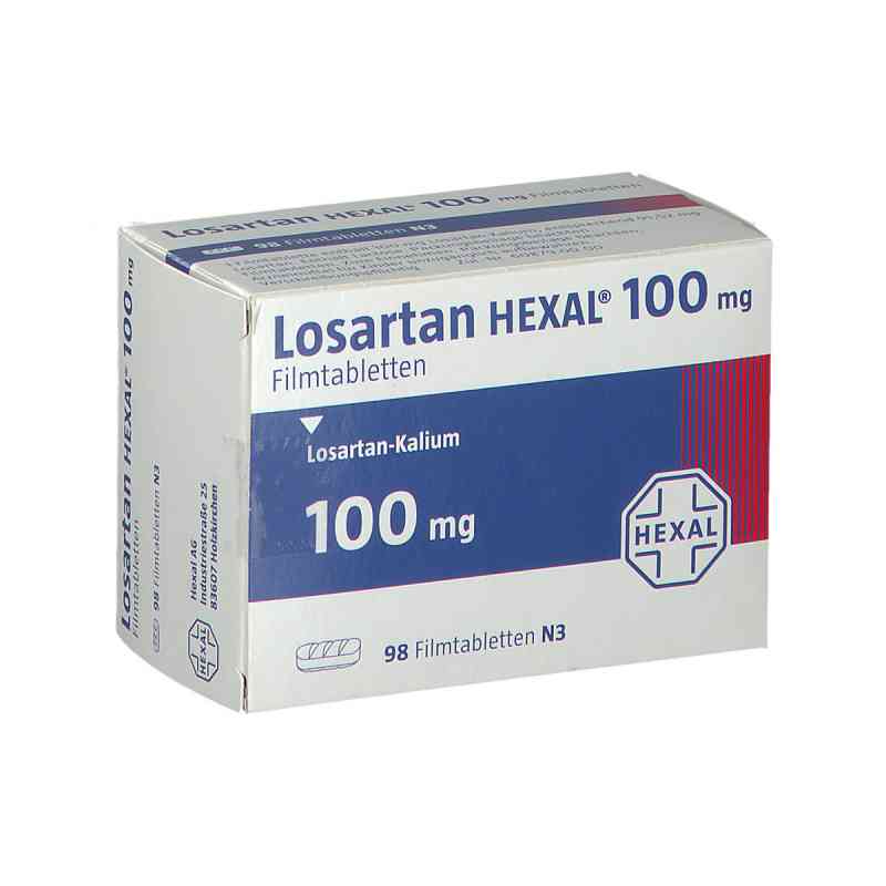 Losartan HEXAL 100mg 98 stk von Hexal AG PZN 03249964