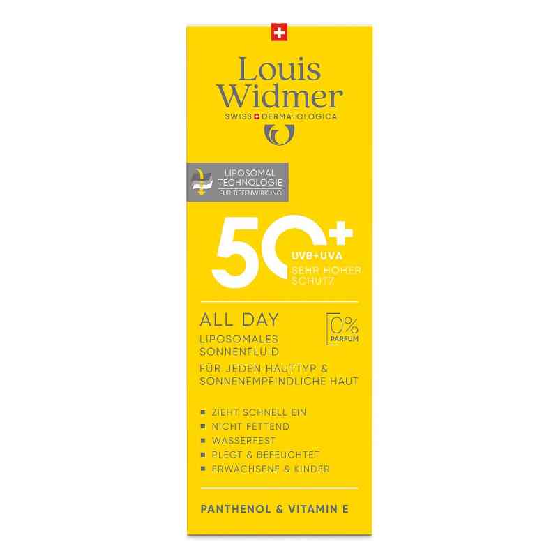 Louis Widmer All Day 50+ unparfümiert 100 ml von LOUIS WIDMER GmbH PZN 19396130