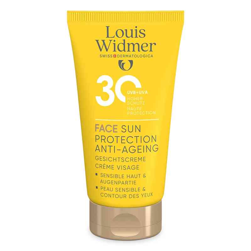 Louis Widmer Face Sun Protection Anti-Ageing 30  50 ml von LOUIS WIDMER GmbH PZN 18441911