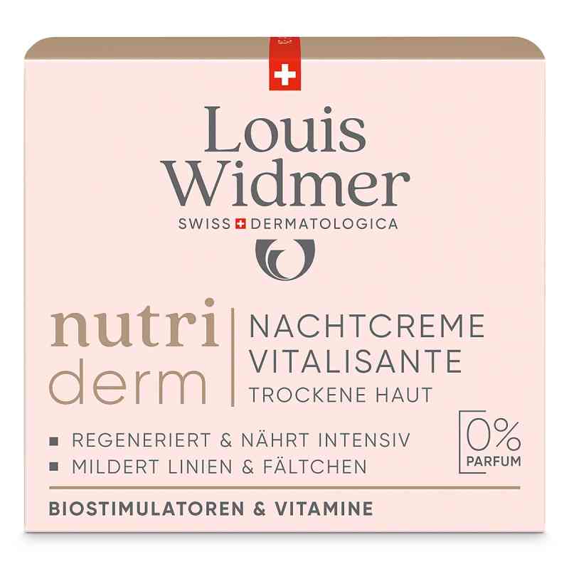 Louis Widmer nutriderm Nachtcreme Vitalisante unparfümiert 50 ml von LOUIS WIDMER GmbH PZN 18442537