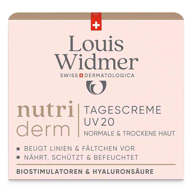 Louis Widmer nutriderm Tagescreme UV 20 unparfümiert 50 ml von LOUIS WIDMER GmbH PZN 18442460