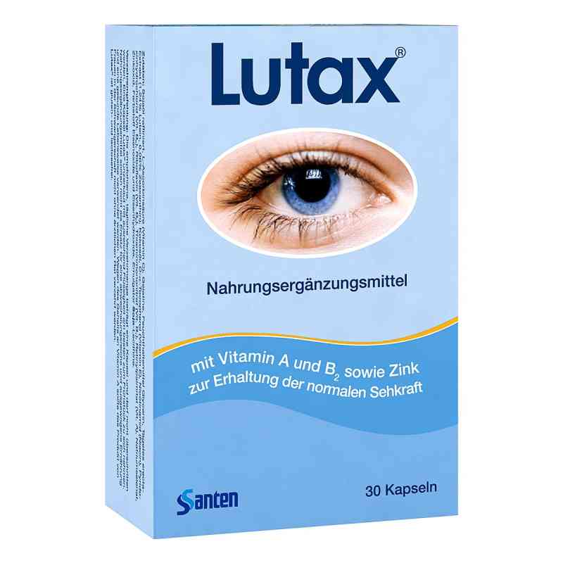 Lutax 10 mg Lutein Kapseln 30 stk von Santen GmbH PZN 01044991