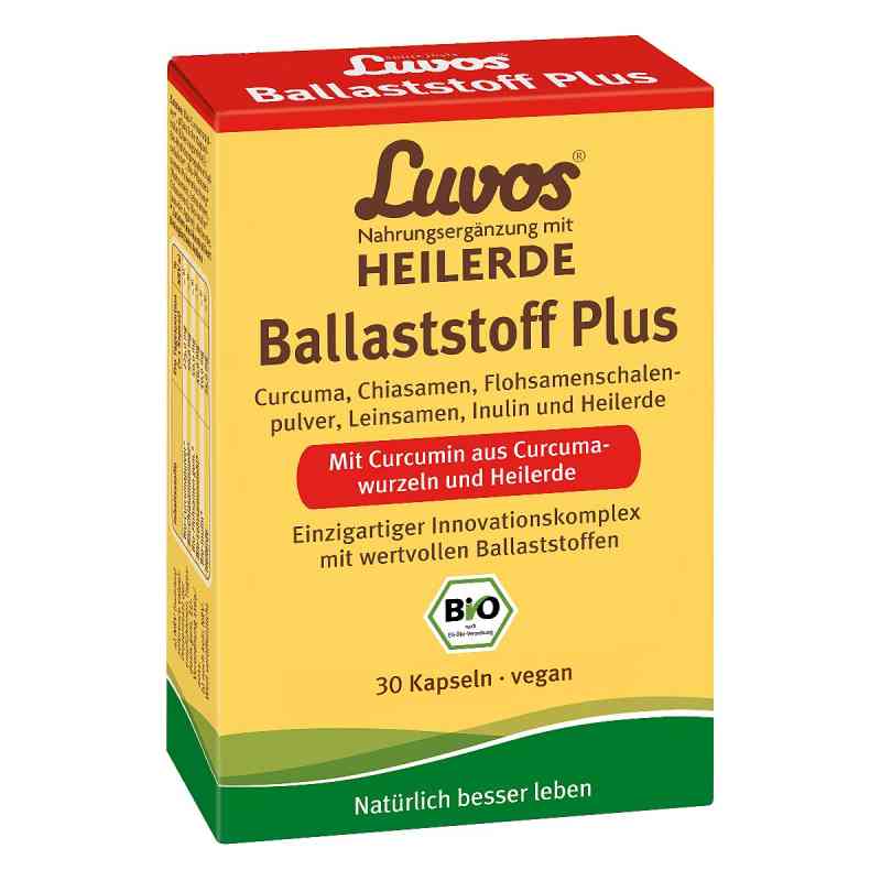 Luvos Heilerde Bio Ballaststoff Plus Kapseln 30 stk von Heilerde-Gesellschaft Luvos Just PZN 13723154