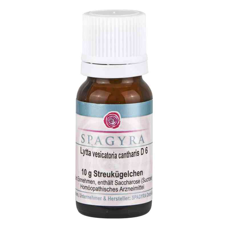 Lytta vesicatoria Cantharis D6 Globuli 10 g von Spagyra GmbH & Co KG PZN 11282214