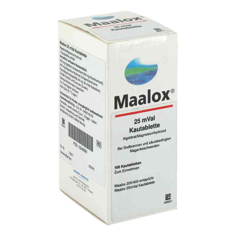 Maalox 25mVal 100 stk von kohlpharma GmbH PZN 00246681