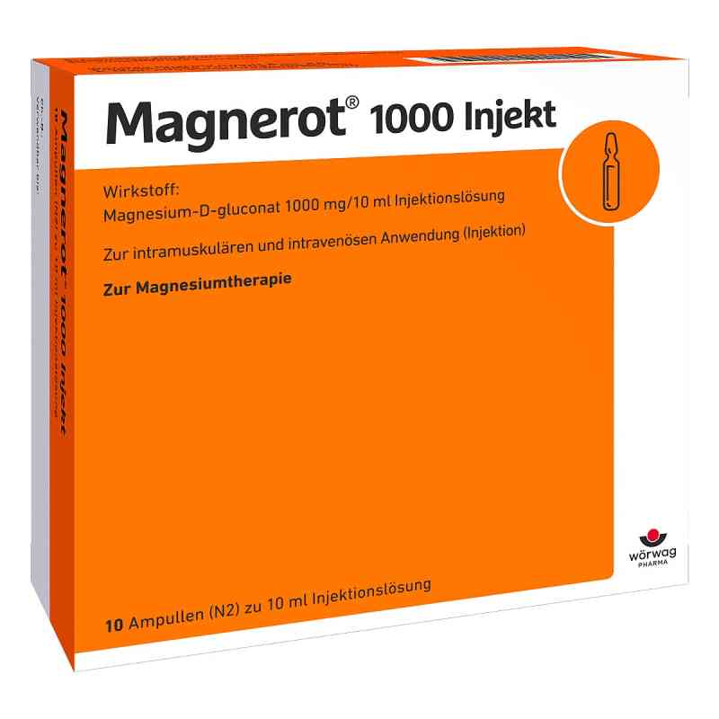 Magnerot 1000 Injekt Ampullen 10X10 ml von Wörwag Pharma GmbH & Co. KG PZN 02606942