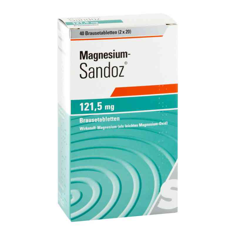 Magnesium Sandoz 121,5 mg Brausetabletten 40 stk von Hexal AG PZN 11013425