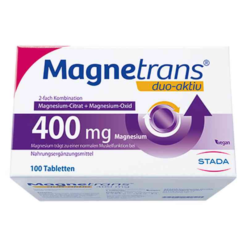 Magnetrans duo-aktiv 400 mg Tabletten Magnesium 100 stk von STADA Consumer Health Deutschlan PZN 14367572