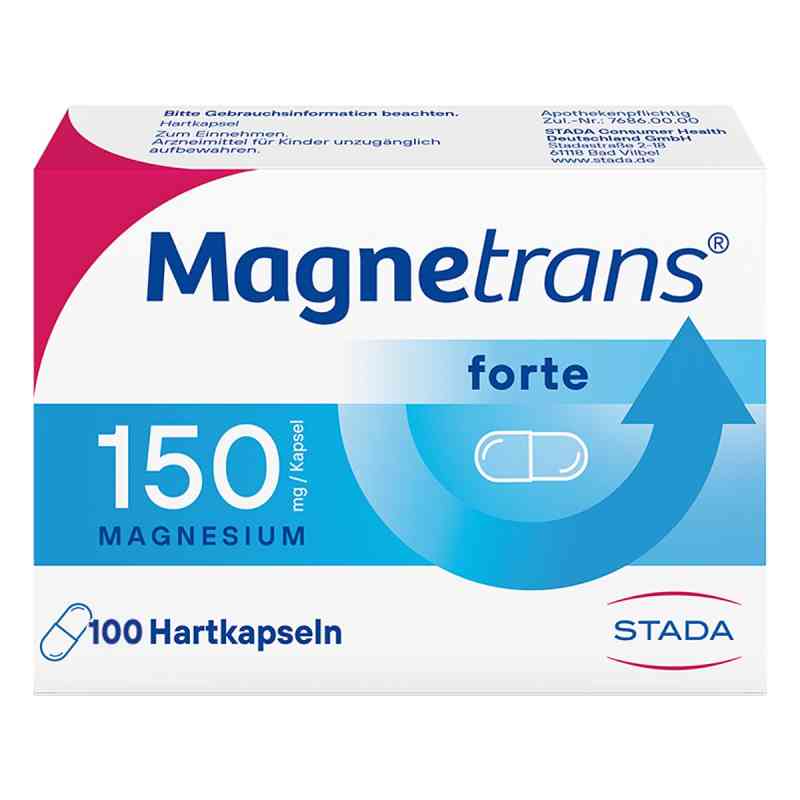 Magnetrans forte 150 mg Magnesium Hartkapsel 100 stk von STADA Consumer Health Deutschland GmbH PZN 03127853