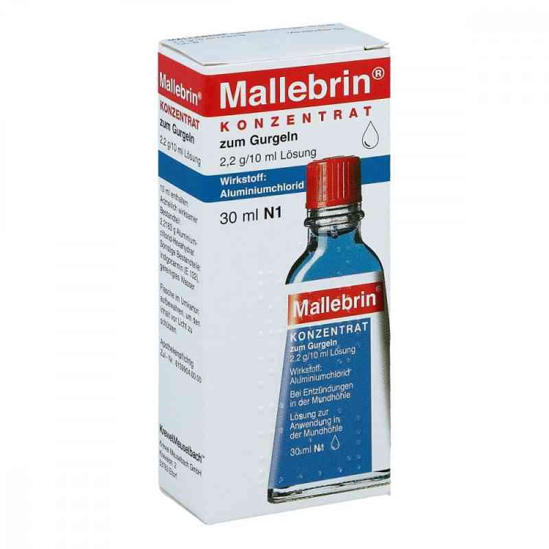Mallebrin Konzentrat zum Gurgeln 30 ml von HERMES Arzneimittel GmbH PZN 01671104