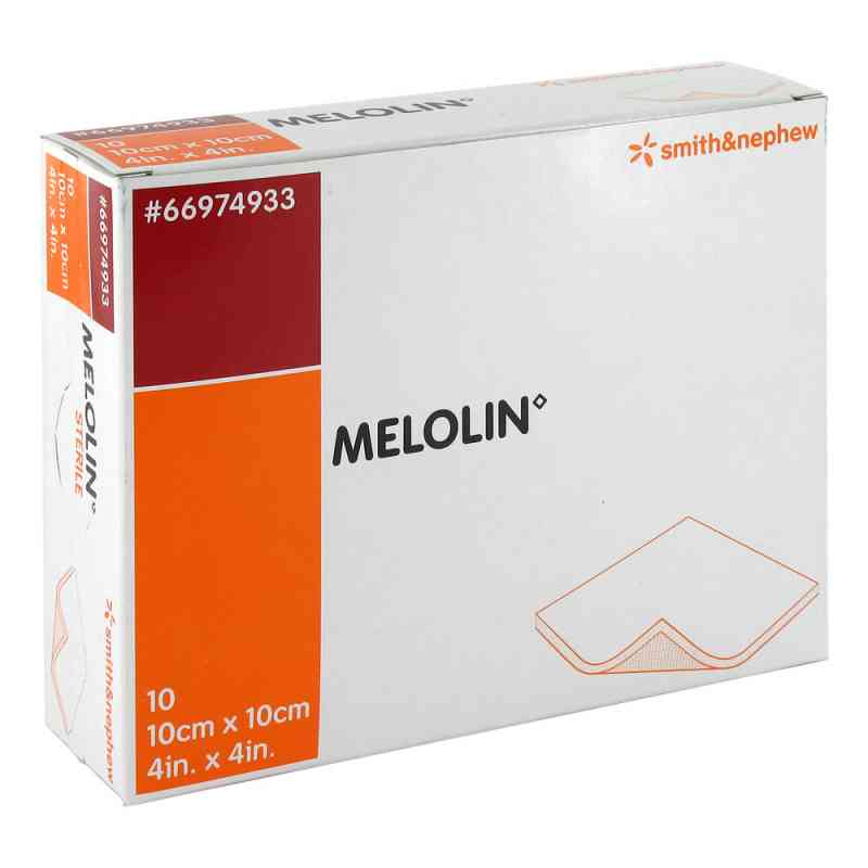 Melolin 10x10cm Wundauflagen steril 10 stk von Smith & Nephew GmbH PZN 03170748