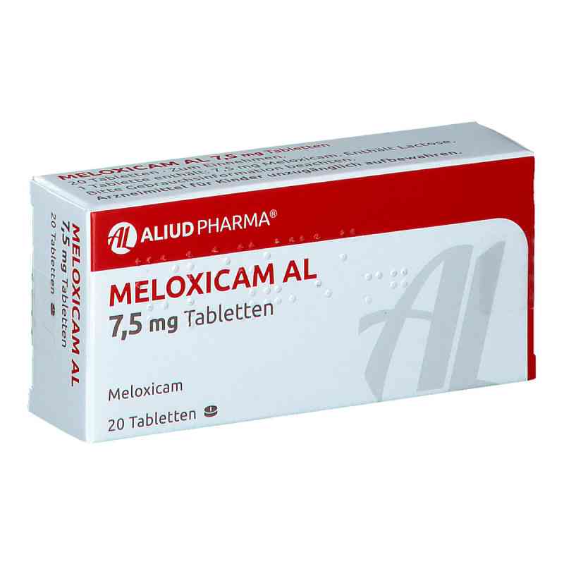 Meloxicam AL 7,5mg 20 stk von ALIUD Pharma GmbH PZN 01084298