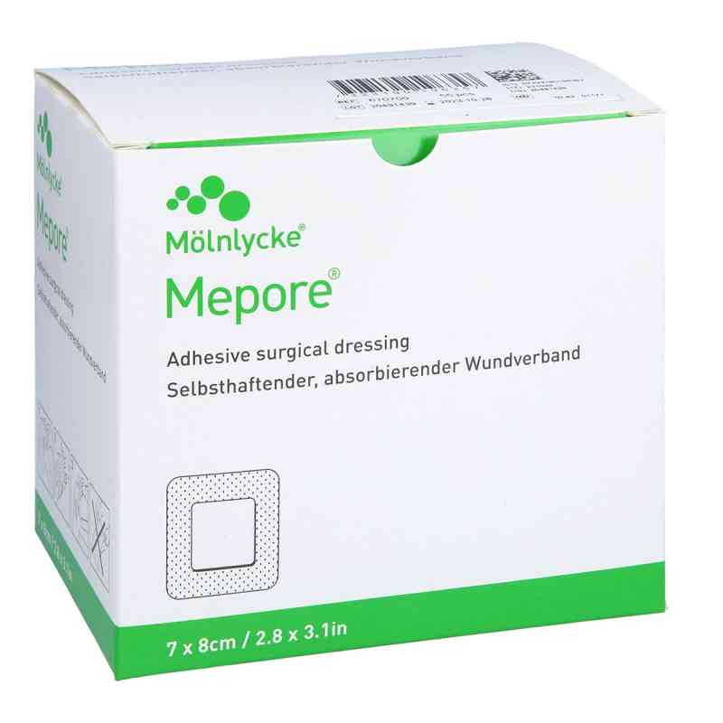 Mepore Wundverband 7x8 cm steril 55 stk von JUNEK Europ-Vertrieb GmbH PZN 05868022