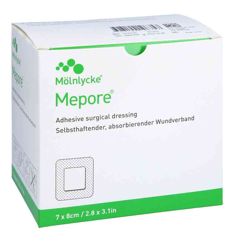 Mepore Wundverband 7x8 cm steril 55 stk von ACA Müller/ADAG Pharma AG PZN 10264533