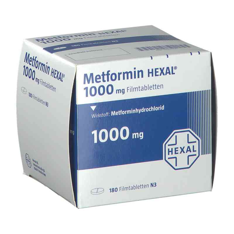 Metformin HEXAL 1000mg 180 stk von Hexal AG PZN 02937550
