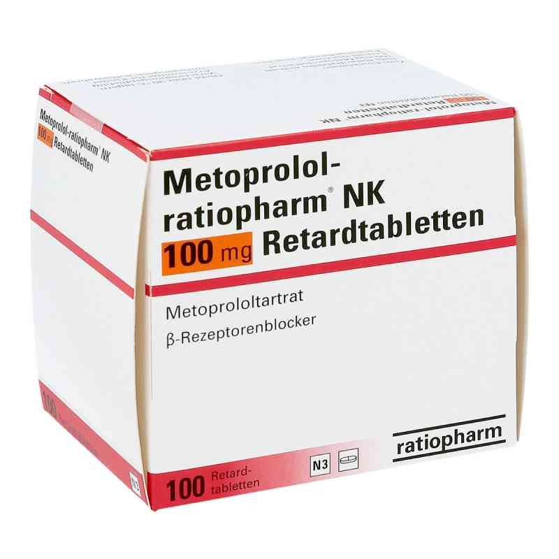 Metoprolol-ratiopharm NK 100mg 100 stk von ratiopharm GmbH PZN 00997631