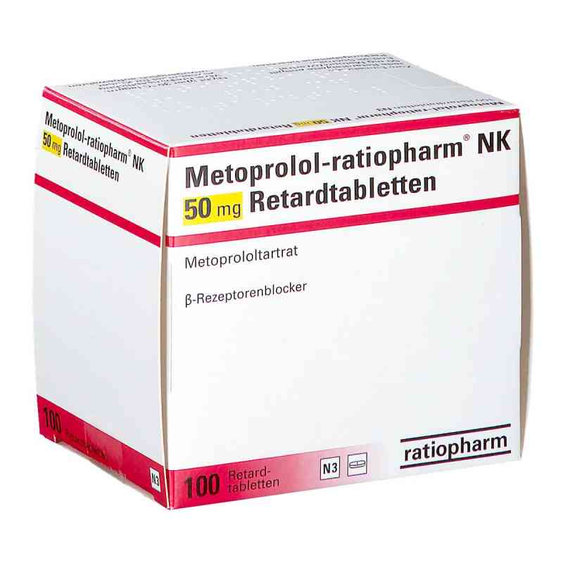 Metoprolol-ratiopharm NK 50mg 100 stk von ratiopharm GmbH PZN 00997565