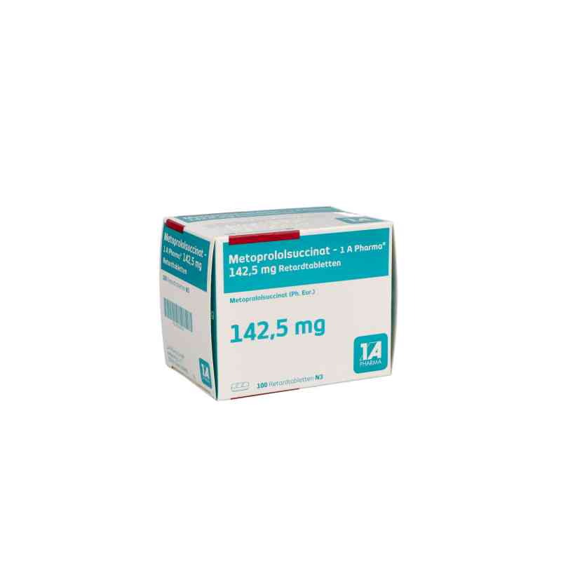 Metoprololsuccinat-1A Pharma 142,5mg 100 stk von 1 A Pharma GmbH PZN 00230303