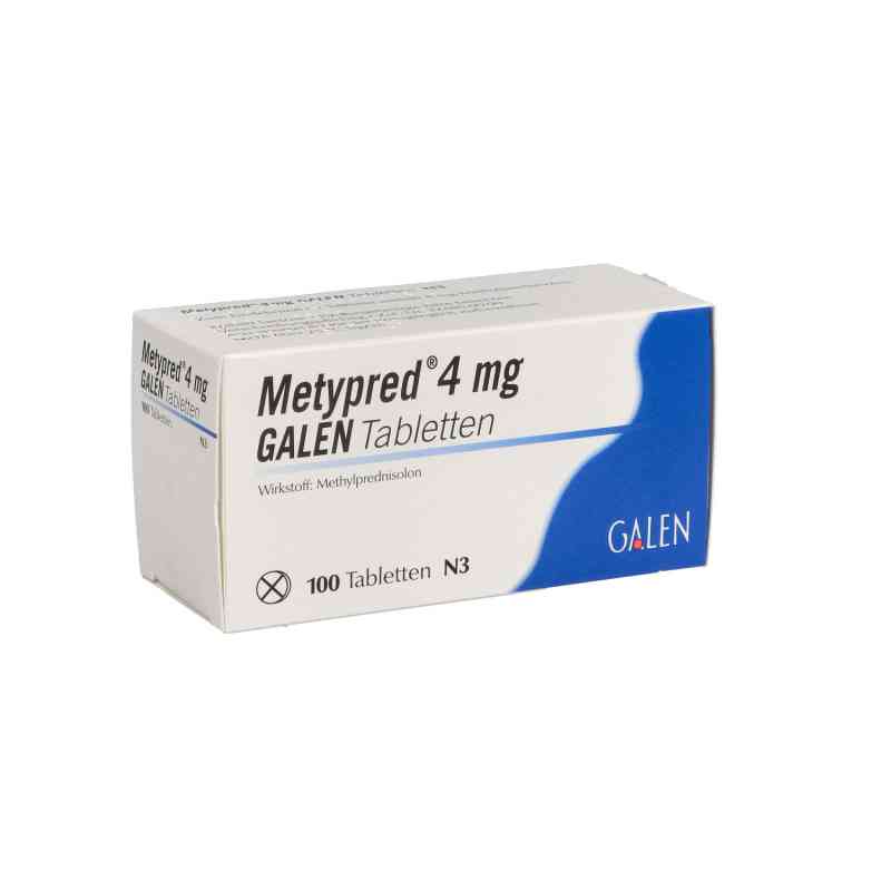Metypred 4 mg Galen Tabletten 100 stk von GALENpharma GmbH PZN 01484394