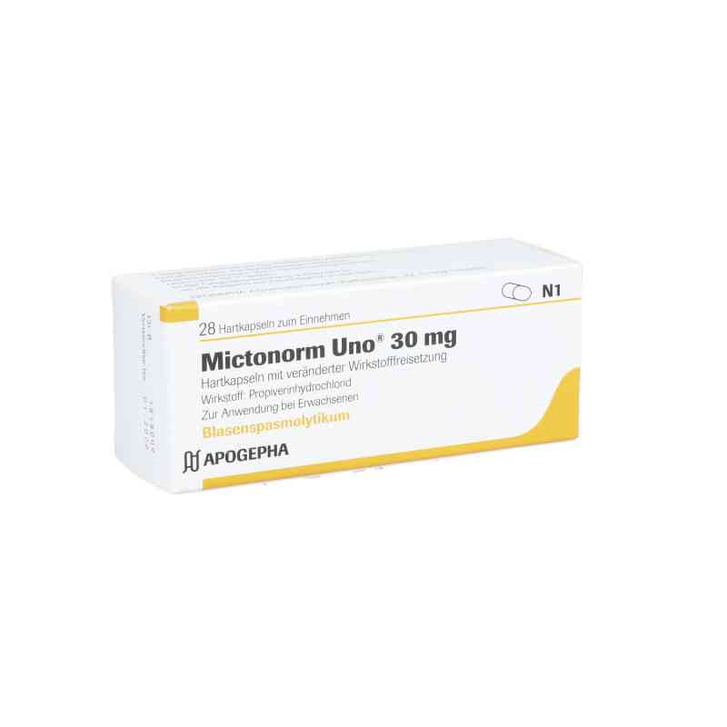 Mictonorm Uno 30 mg Hartk.m.veränd.wirkst.-frs. 28 stk von APOGEPHA Arzneimittel GmbH PZN 01082661