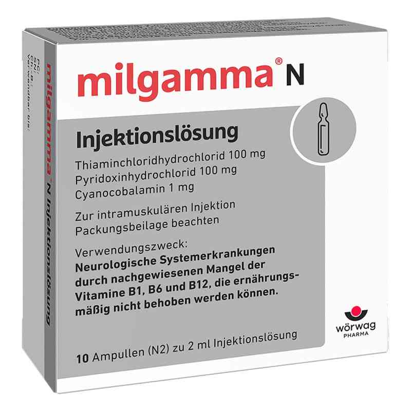 Milgamma N Ampullen 10X2 ml von Wörwag Pharma GmbH & Co. KG PZN 04945795
