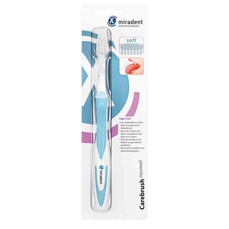 Miradent Carebrush supersoft Zahnbürste 1 stk von Hager Pharma GmbH PZN 10520812