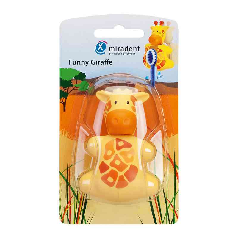 Miradent Zahnbürstenhalter Funny Snapper Giraffe 1 stk von Hager Pharma GmbH PZN 11675741