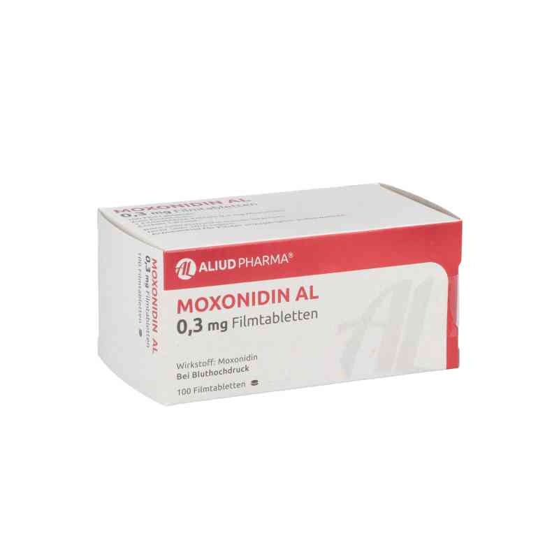 Moxonidin Al 0,3 mg Filmtabletten 100 stk von ALIUD Pharma GmbH PZN 01036112