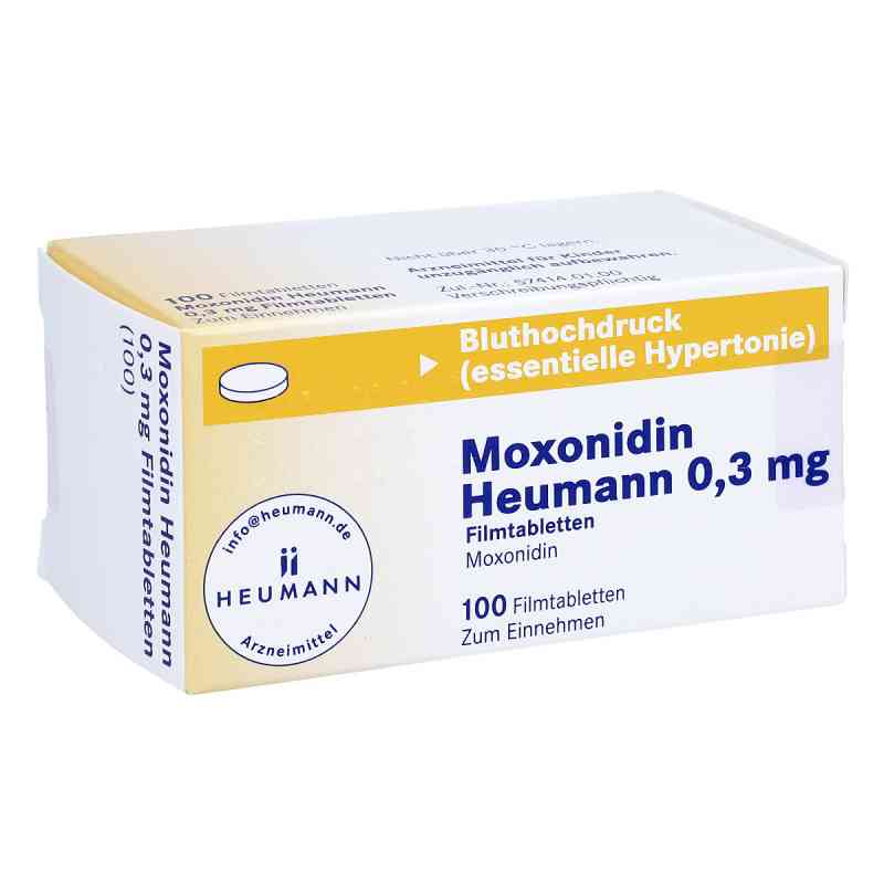 Moxonidin Heumann 0,3 mg Filmtabletten 100 stk von HEUMANN PHARMA GmbH & Co. Generi PZN 00239155