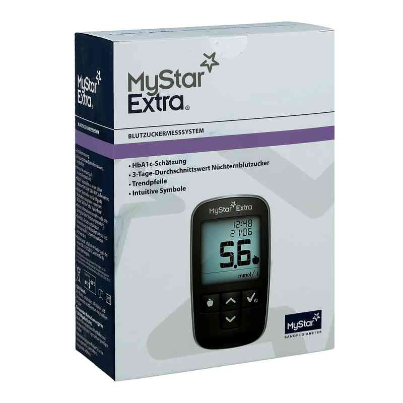 Mystar Extra Blutzuckermessgerät Set mmol/l 1 stk von Sanofi-Aventis Deutschland GmbH PZN 03800327