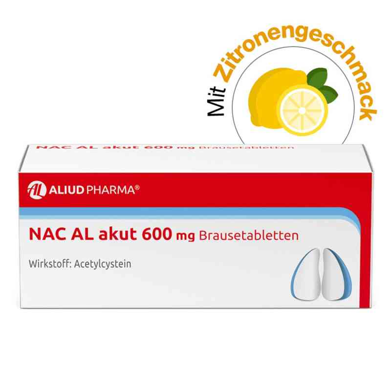 NAC AL akut 600 mg Brausetabletten bei Husten (Schleimlöser) 20 stk von ALIUD Pharma GmbH PZN 00724790