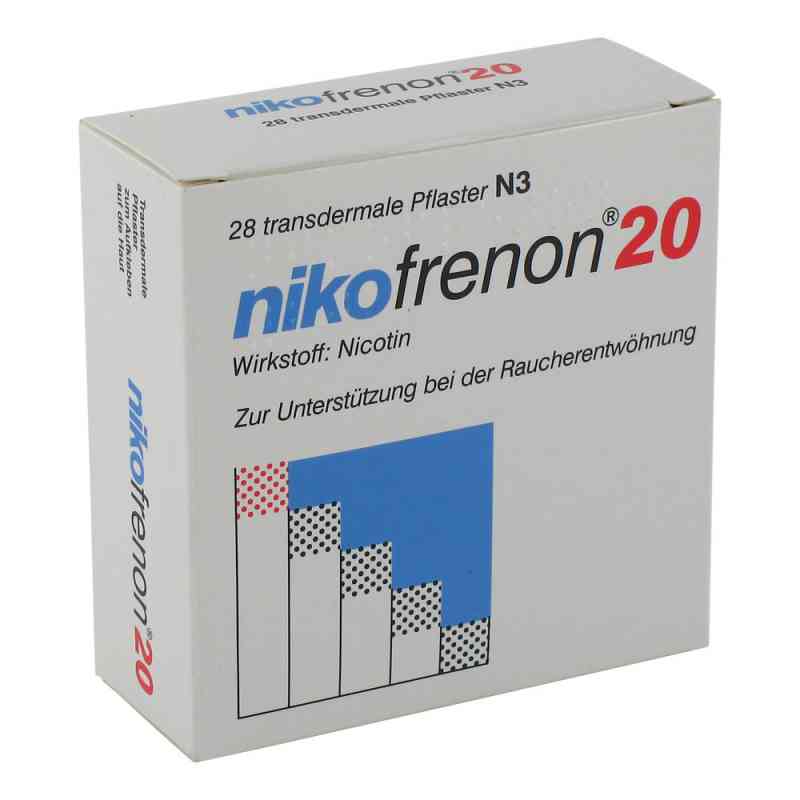 Nikofrenon 20 Transdermale Pflaster 28 stk von Carinopharm GmbH PZN 03749773