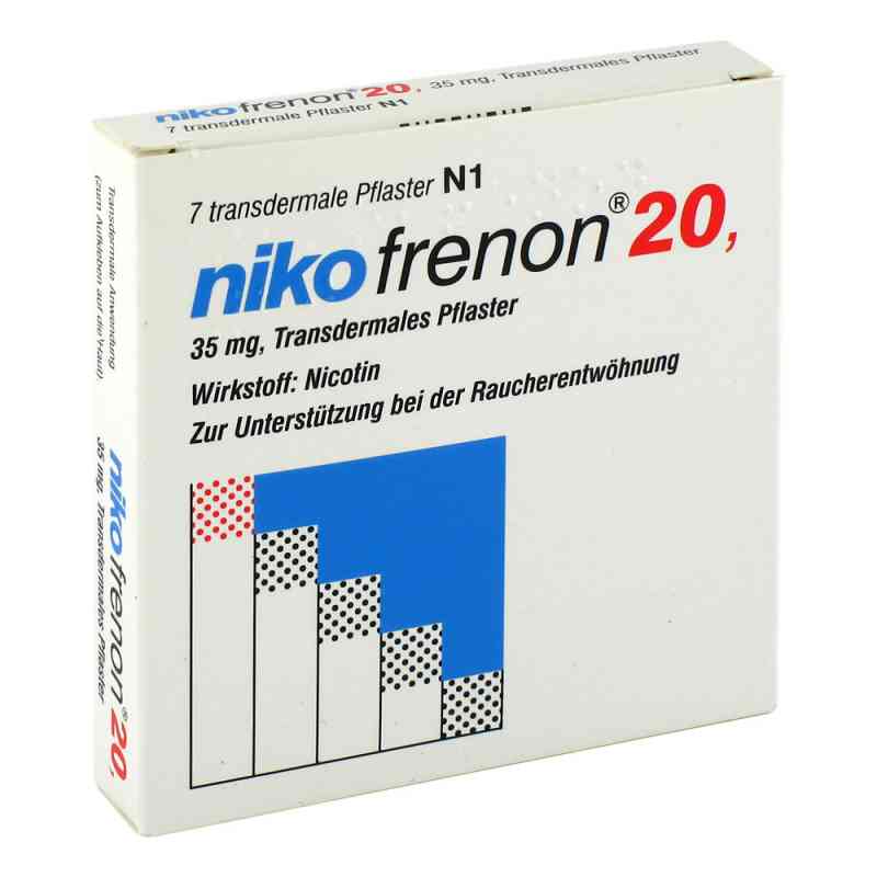 Nikofrenon 20 Transdermale Pflaster 7 stk von Carinopharm GmbH PZN 03749750