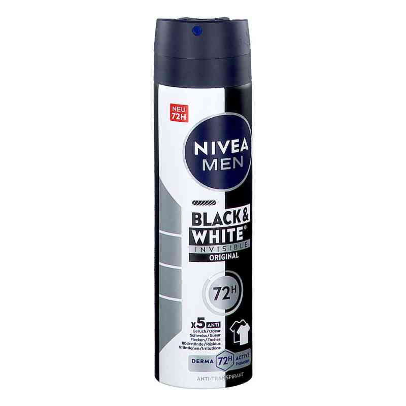 Nivea Men Deo Spray invisible black & white power 150 ml von Beiersdorf AG/GB Deutschland Vertrieb PZN 11325981